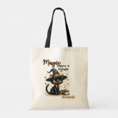Sac d'Art Chat Noir, Jolie Halloween (Dos)