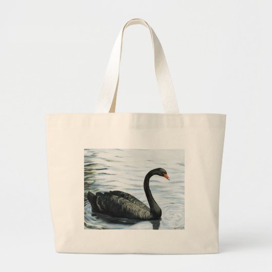 Sac d'art d'oiseau "de cygne noir" (Devant)