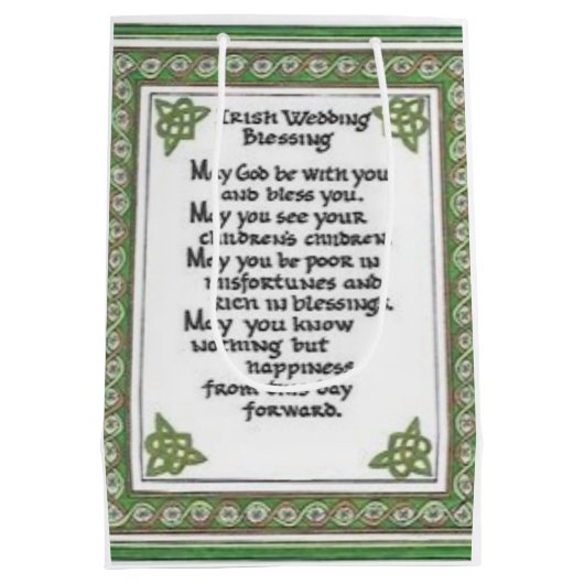 sac de bénédiction mariage irlandais (Dos)
