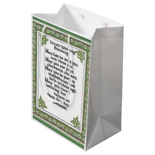 sac de bénédiction mariage irlandais (Dos Angle)
