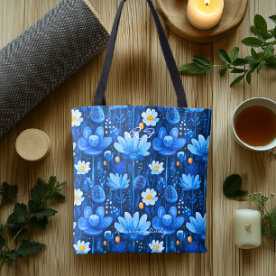 Sac de bien-être à fleurs bleues apaisantes