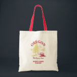 Sac de bienvenue du Mariage de l'Oregon, State Lov<br><div class="desc">Bienvenue à vos invités avec ce sac fourre-tout mariage sur le thème de l'Oregon, parfait pour offrir l'essentiel, les goodies locales ou les itinéraires de week-end. Que vous teniez le noeud à Portland, sur la côte ou dans la région viticole, ce sac ajoute une touche personnelle et attentive à votre...</div>