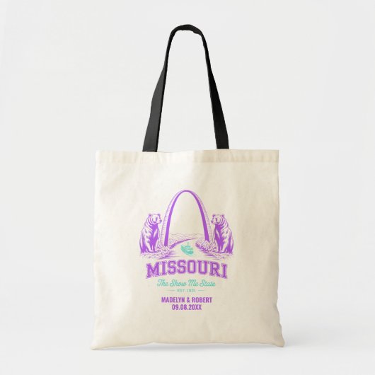 Sac de bienvenue du Mariage du Missouri, Amour de (Devant)