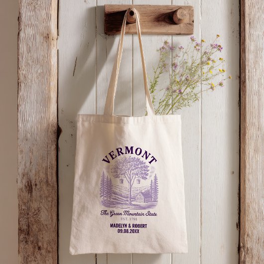 Sac de bienvenue Mariage du Vermont, Amour de l'Ét