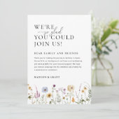 Sac de bienvenue Mariage floral Note et carte d'it (Debout devant)