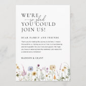 Sac de bienvenue Mariage floral Note et carte d'it (Devant)