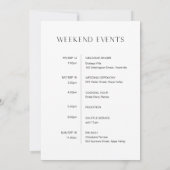 Sac de bienvenue Mariage HARLOW Lettre et carte de (Dos)