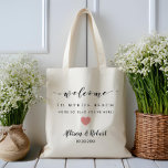 Sac de bienvenue mariage pour l'hôtel Destination,<br><div class="desc">Remplissez ce joli sac avec vos gâteries préférées pour accueillir les invités à votre mariage!</div>