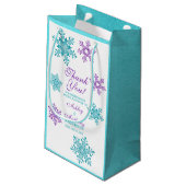 Sac de bienvenue mariage Purple Flèche Turquoise h (Dos Angle)