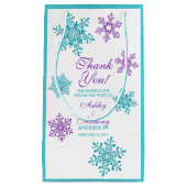 Sac de bienvenue mariage Purple Flèche Turquoise h (Devant)