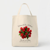 Sac de bienvenue mariage Roses rouges Design (Devant)