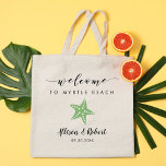 Sac de bienvenue Mariage Starfish, Vert clair<br><div class="desc">Remplissez ce joli sac avec vos gâteries préférées pour accueillir les invités à votre mariage!</div>