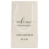 Sac de bienvenue pour mariage (Devant)