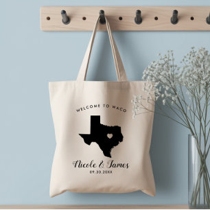 Sac de bienvenue pour mariage au Texas pour les in