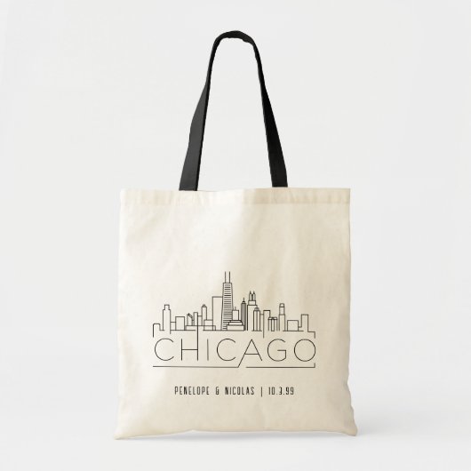 Sac de bienvenue pour Mariage de Chicago personnal (Devant)