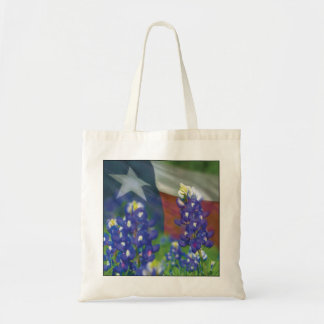 Sac de bluebonnets de drapeau du Texas