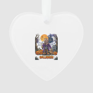 Sac de bonbons épouvantail d'Halloween Citrouilles