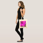 Sac de budget "de pétunias roses" (Devant (modèle))
