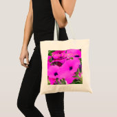 Sac de budget "de pétunias roses" (Devant (produit))