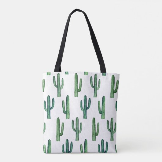 Sac de cactus vert. Cactus hydrocouleur moderne (Dos)