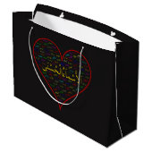 Sac de cadeau - 99 noms d'Allah (arabe) (Dos Angle)