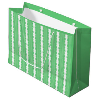 Sac de cadeau à rayures de gaulthérie à motif frac