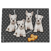 Sac de cadeau avec la conception mignonne de point (Devant)