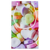 Sac de cadeau - coeurs de conversation de sucrerie (Dos)