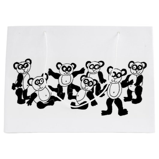 sac de cadeau d'amis de panda (Devant)