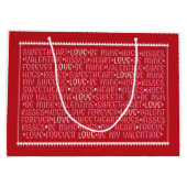 Sac de cadeau d'amour de Saint-Valentin (Dos)