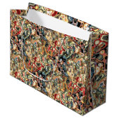 Sac de Cadeau d'Art Abstrait (Devant Angle)