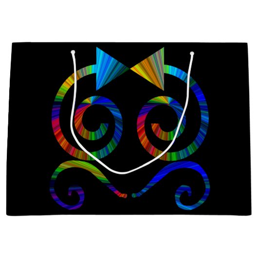 Sac de cadeau d'art abstrait (Devant)