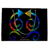 Sac de cadeau d'art abstrait (Dos)