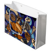 Sac de cadeau d'art abstrait de plage de (Devant Angle)