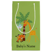 Sac de cadeau de baby shower de jungle (Devant)
