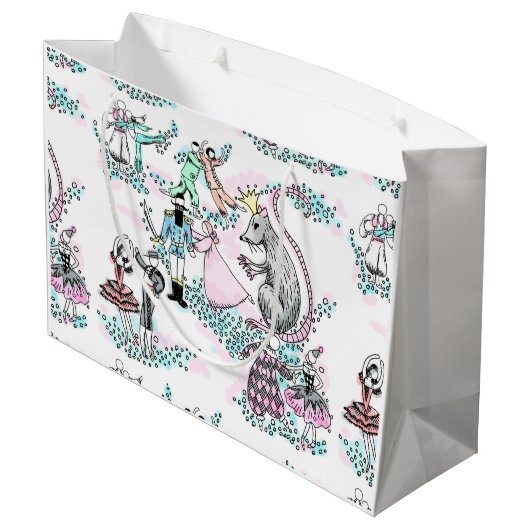 sac de cadeau de ballet de casse-noix (Dos Angle)