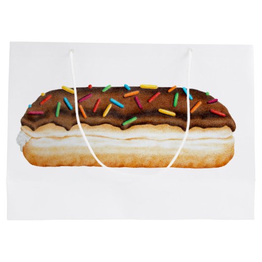 Sac de cadeau de beignet de chocolat (Dos)