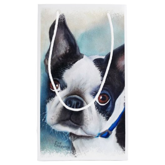 SAC DE CADEAU DE BOSTON TERRIER (Dos)