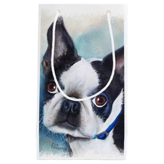 SAC DE CADEAU DE BOSTON TERRIER (Devant)