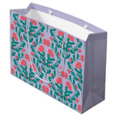 Sac de cadeau de branche de fleur de lavande (Dos Angle)