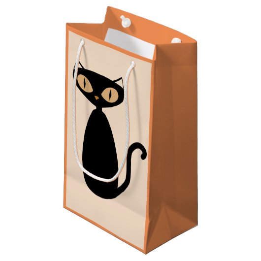 Sac de cadeau de chat de mod (Devant Angle)