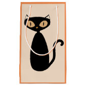 Sac de cadeau de chat de mod (Devant)