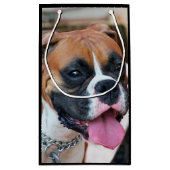 Sac de cadeau de chien de boxeur (Dos)