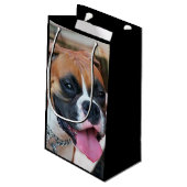 Sac de cadeau de chien de boxeur (Dos Angle)