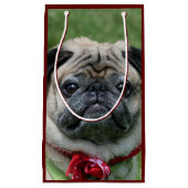 Sac de cadeau de chien de carlin (Devant)