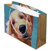 Sac de cadeau de chiot de golden retriever (Dos Angle)