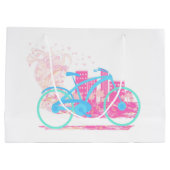 Sac de cadeau de conception de bicyclette (Dos)