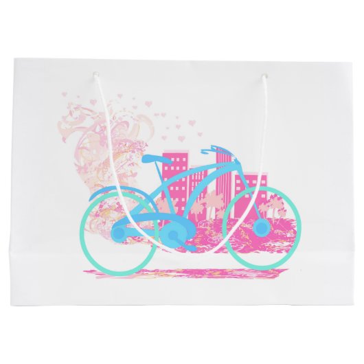 Sac de cadeau de conception de bicyclette (Dos)