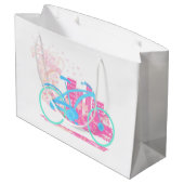 Sac de cadeau de conception de bicyclette (Dos Angle)