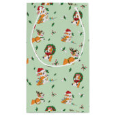 Sac de cadeau de Corgis de Noël (Dos)